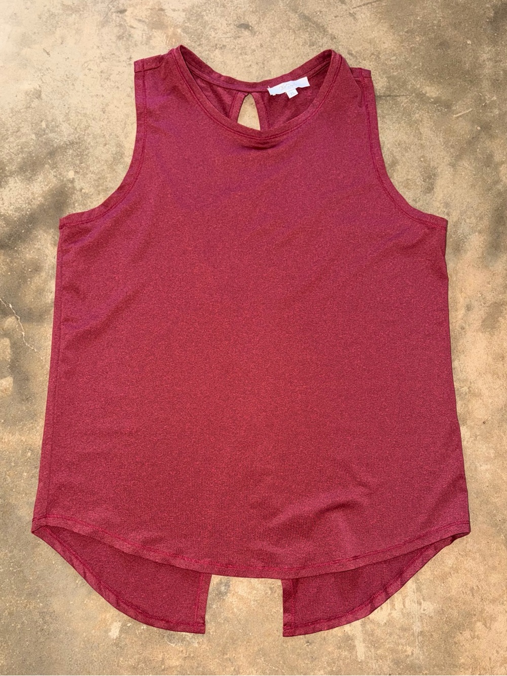 The Roster Live in the Moment Cross Back Tank XL Raspberry Workout Top - Picture 5 of 12